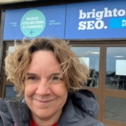 Samphire Kirby - windswept at BrightonSEO 2022