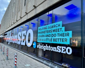 Sam at Brighton SEO April 24