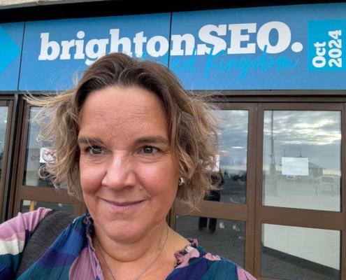 Sam Kirby at Brighton SEO Oct 2024