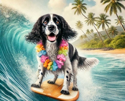 Spaniel Surfing - NY Resolutions